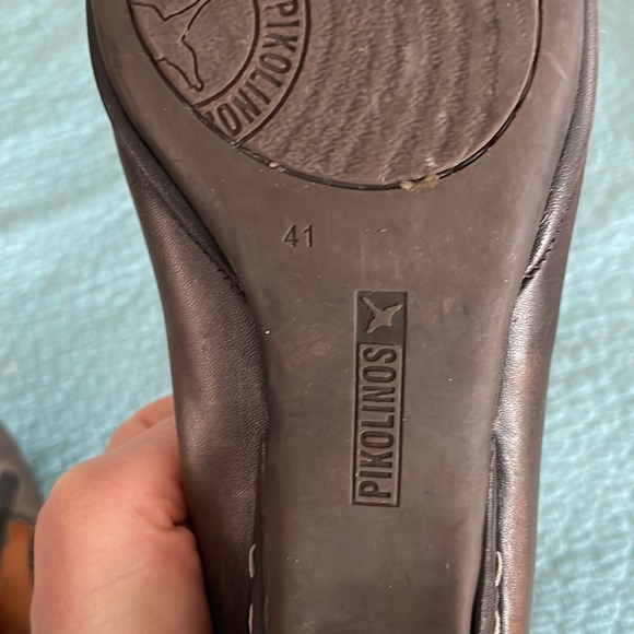 Black and Grey Pikolino square toe shoe - Picture 5 of 6